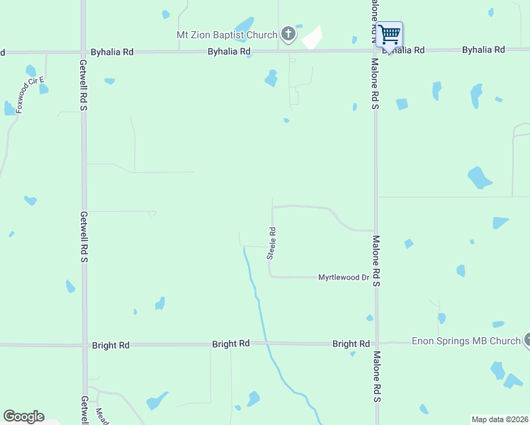 map of restaurants, bars, coffee shops, grocery stores, and more near 775 Steele Road in Hernando