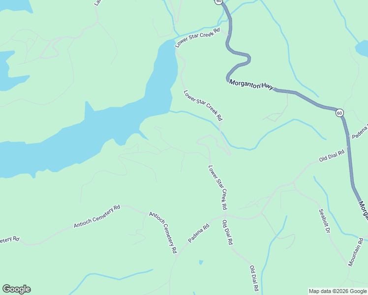 map of restaurants, bars, coffee shops, grocery stores, and more near 280 Star Creek Road in Morganton