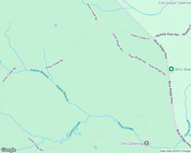 map of restaurants, bars, coffee shops, grocery stores, and more near 1510 Serena Road in Blairsville