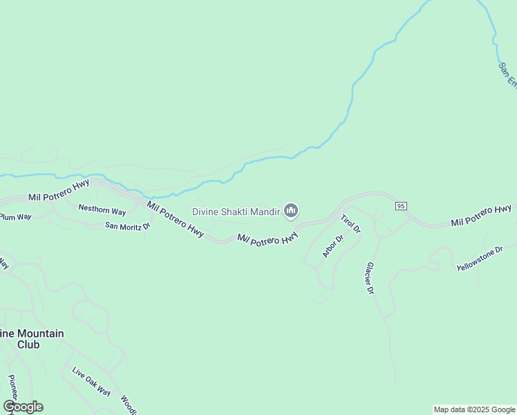 map of restaurants, bars, coffee shops, grocery stores, and more near 14824 Ward Drive in Frazier Park