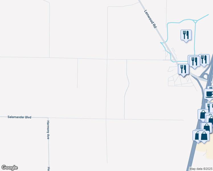 map of restaurants, bars, coffee shops, grocery stores, and more near Salt Springs Avenue in Barstow