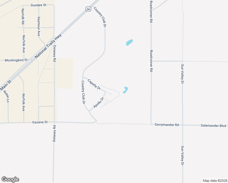 map of restaurants, bars, coffee shops, grocery stores, and more near 3801 Capella Drive in Barstow