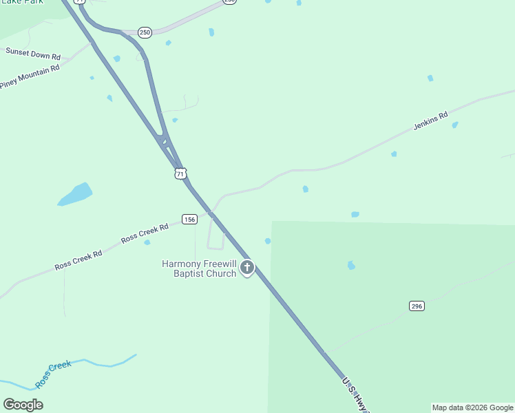 map of restaurants, bars, coffee shops, grocery stores, and more near 1727 Jenkins Road in Waldron