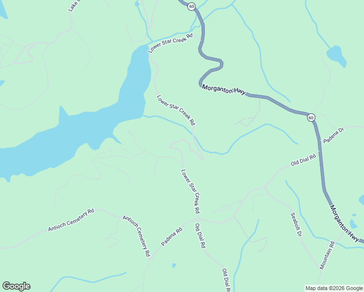 map of restaurants, bars, coffee shops, grocery stores, and more near 1259 Lower Star Creek Road in Morganton