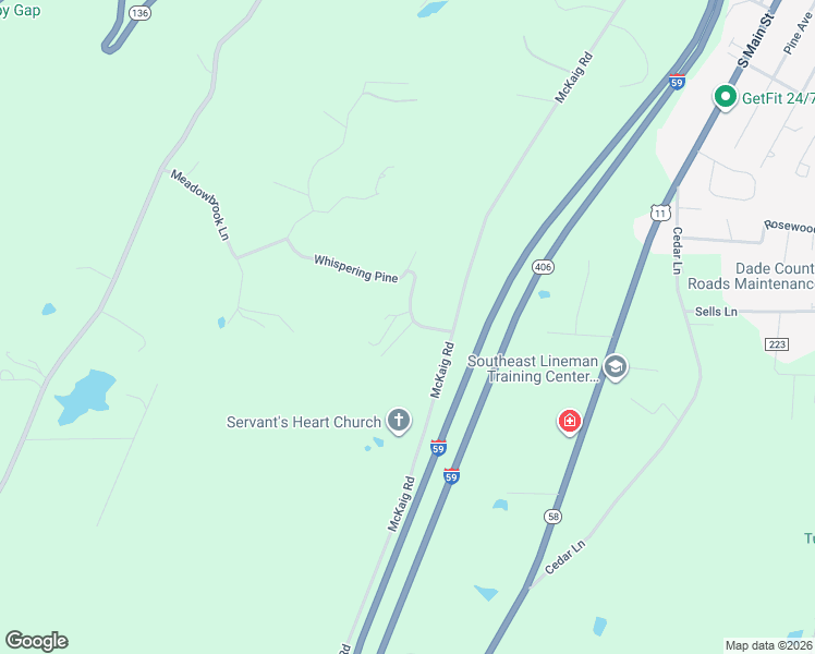 map of restaurants, bars, coffee shops, grocery stores, and more near Lake Drive in Trenton