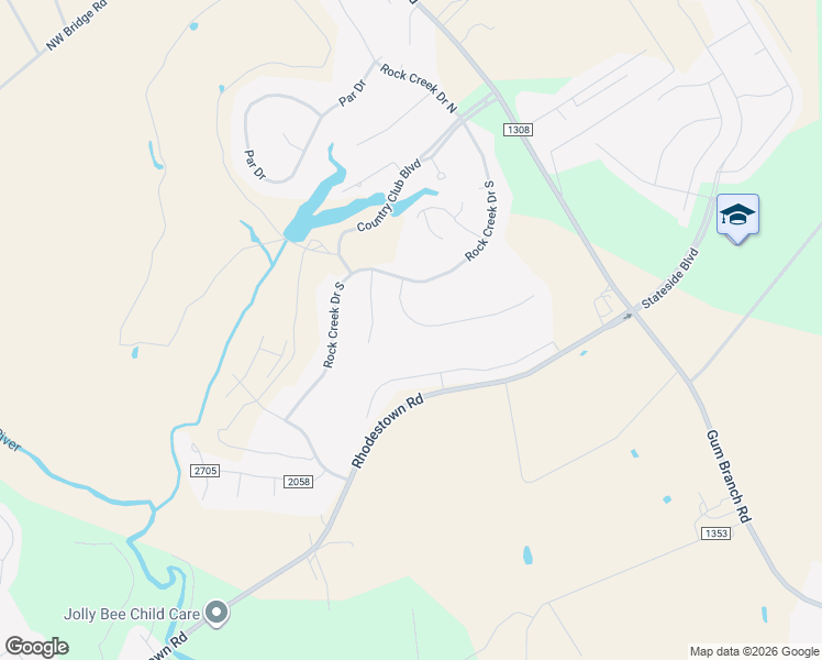 map of restaurants, bars, coffee shops, grocery stores, and more near 108 Kemberly Court in Jacksonville