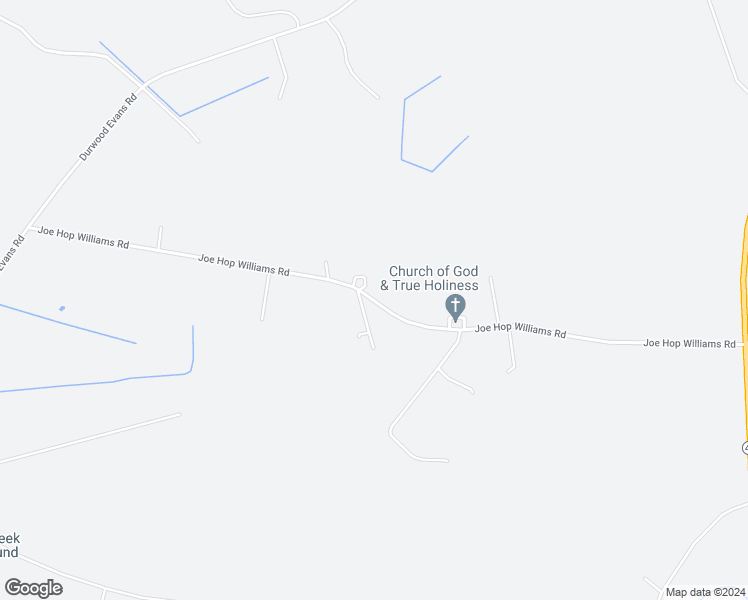 map of restaurants, bars, coffee shops, grocery stores, and more near Joe Hop Williams Road in Duplin County