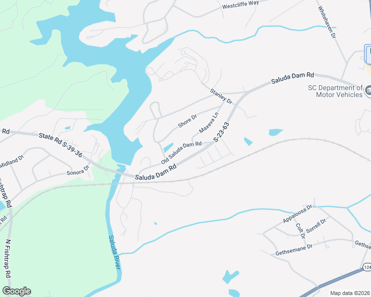 map of restaurants, bars, coffee shops, grocery stores, and more near 105 Old Saluda Dam Road in Greenville