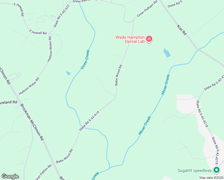 map of restaurants, bars, coffee shops, grocery stores, and more near 523 Babe Wood Road in Greer