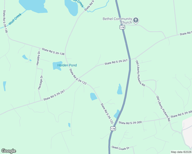 map of restaurants, bars, coffee shops, grocery stores, and more near 1932 Belle Shoals Road in Pickens