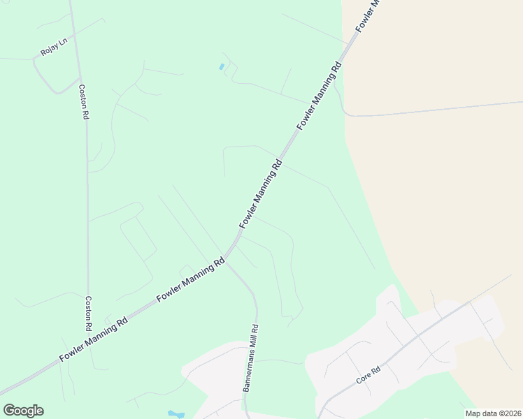 map of restaurants, bars, coffee shops, grocery stores, and more near 361 Fowler Manning Road in Richlands