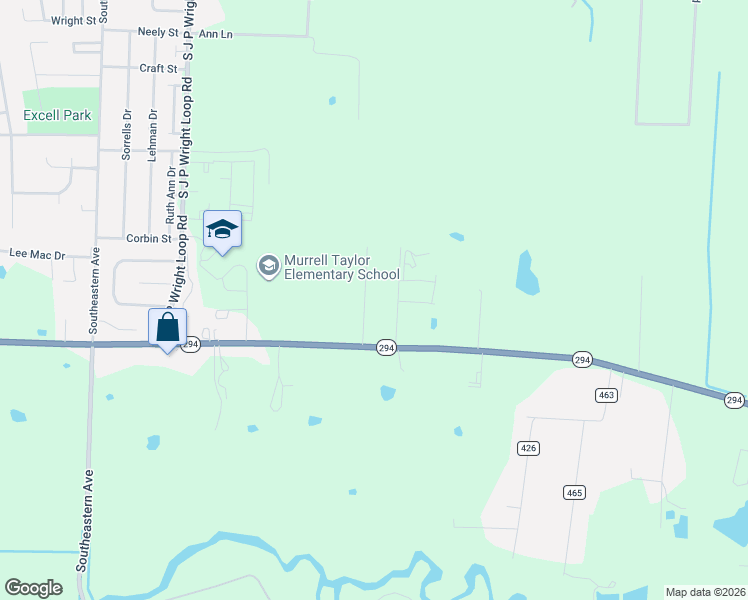 map of restaurants, bars, coffee shops, grocery stores, and more near 1502 Glenn Road in Jacksonville