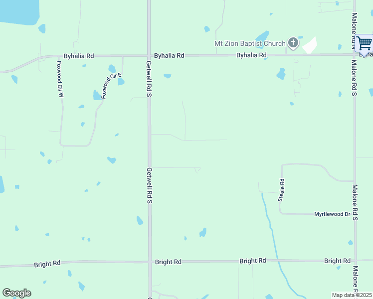 map of restaurants, bars, coffee shops, grocery stores, and more near 3181 Kyle Lane in Hernando