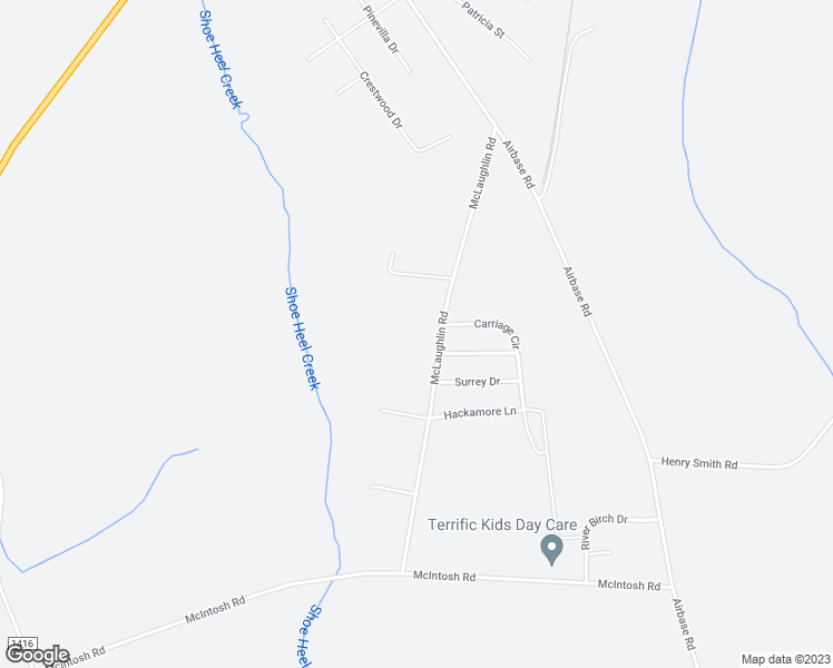 map of restaurants, bars, coffee shops, grocery stores, and more near 21322 McLaughlin Road in Laurinburg