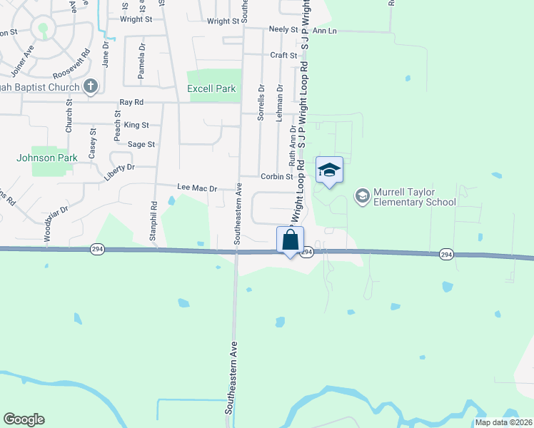 map of restaurants, bars, coffee shops, grocery stores, and more near 115 Briarfield Cove in Jacksonville