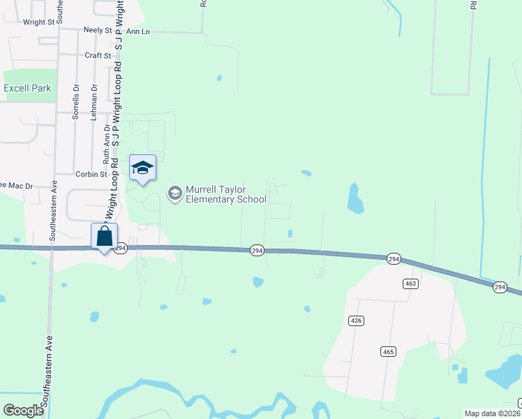 map of restaurants, bars, coffee shops, grocery stores, and more near 1502 Glenn Road in Jacksonville