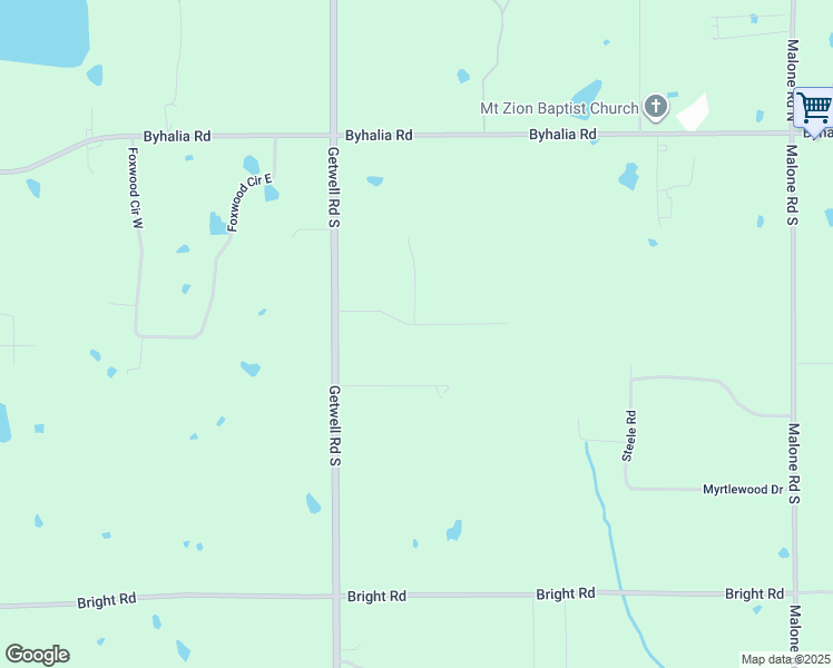 map of restaurants, bars, coffee shops, grocery stores, and more near 3181 Kyle Lane in Hernando