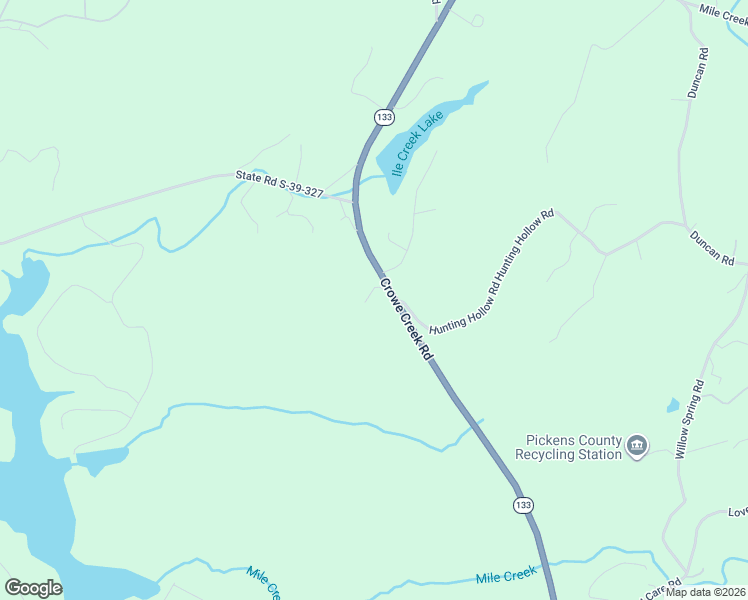 map of restaurants, bars, coffee shops, grocery stores, and more near 605 Crowe Creek Road in Six Mile