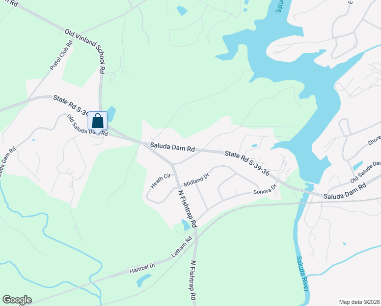 map of restaurants, bars, coffee shops, grocery stores, and more near 126 Fuller Drive in Easley