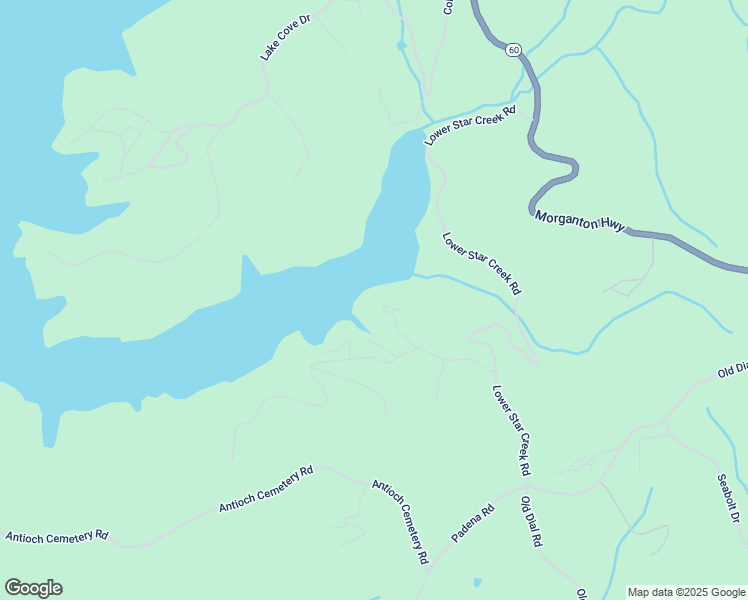 map of restaurants, bars, coffee shops, grocery stores, and more near 128 Overlake Court in Morganton
