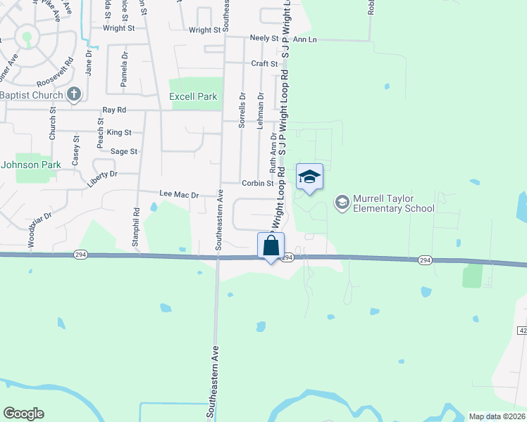 map of restaurants, bars, coffee shops, grocery stores, and more near 101 Briarfield Cove in Jacksonville