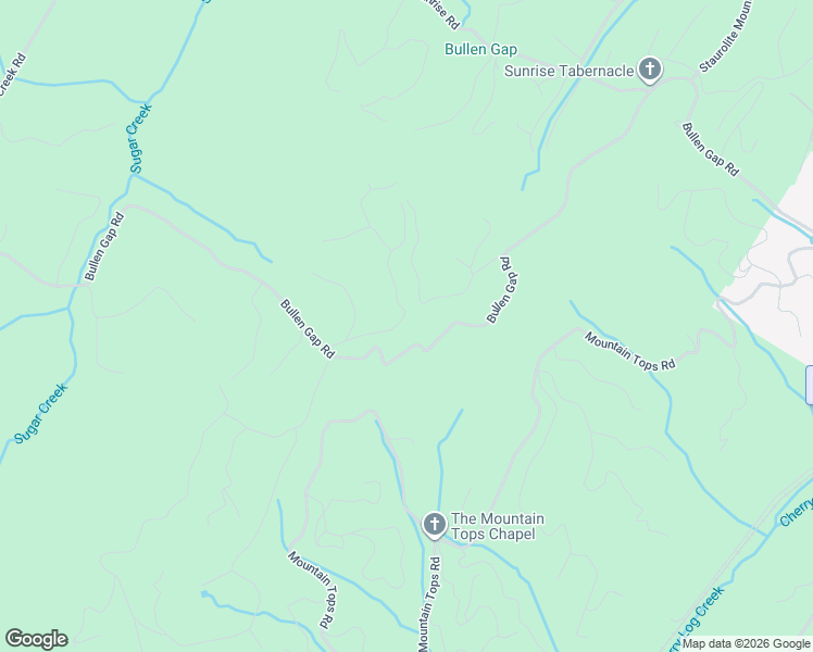 map of restaurants, bars, coffee shops, grocery stores, and more near 120 Foxfire Road in Blue Ridge