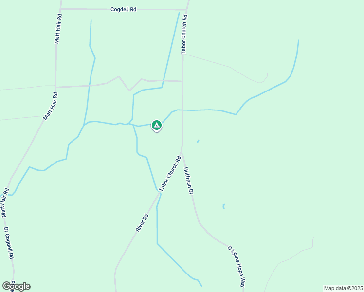 map of restaurants, bars, coffee shops, grocery stores, and more near Tabor Church Road in White Oak