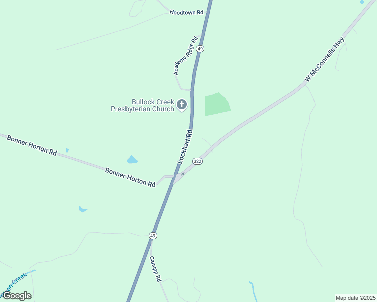 map of restaurants, bars, coffee shops, grocery stores, and more near 7475 Lockhart Highway in Sharon