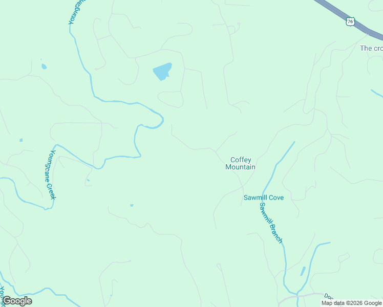map of restaurants, bars, coffee shops, grocery stores, and more near 262 Old Birch Court in Blairsville