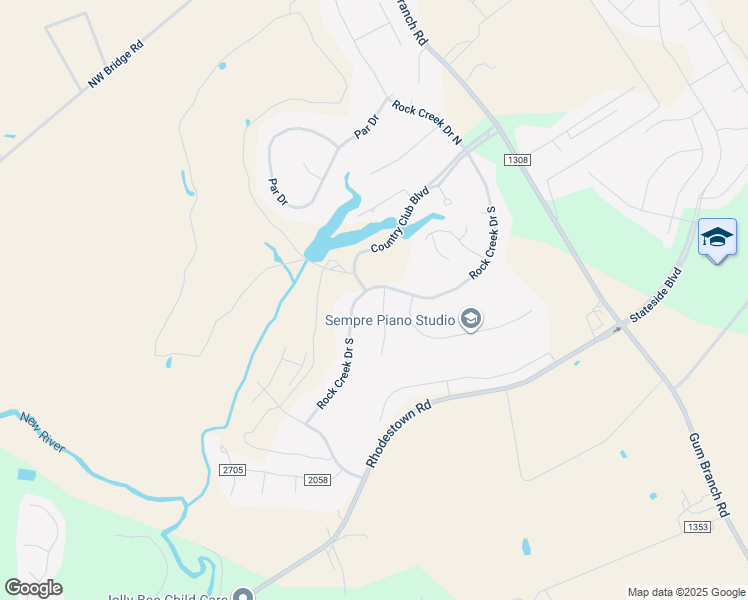 map of restaurants, bars, coffee shops, grocery stores, and more near 102 Birdie Court in Jacksonville