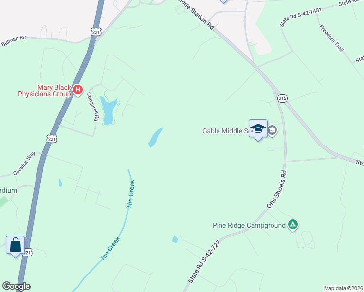 map of restaurants, bars, coffee shops, grocery stores, and more near in Roebuck