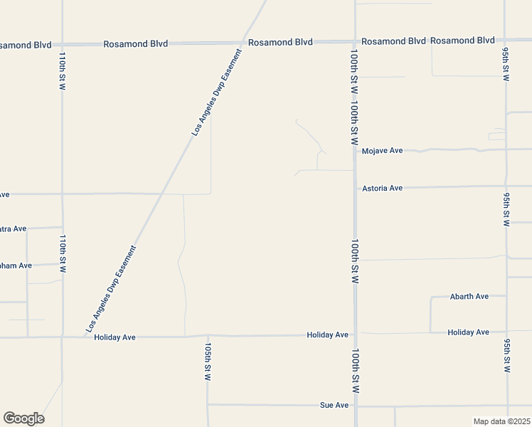 map of restaurants, bars, coffee shops, grocery stores, and more near Astoria Avenue in Rosamond
