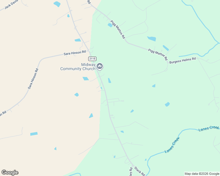map of restaurants, bars, coffee shops, grocery stores, and more near 3709 Stack Road in Monroe