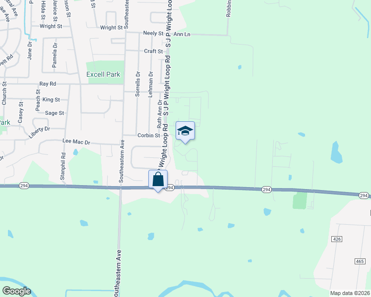 map of restaurants, bars, coffee shops, grocery stores, and more near 1401 Murrell Taylor Drive in Jacksonville