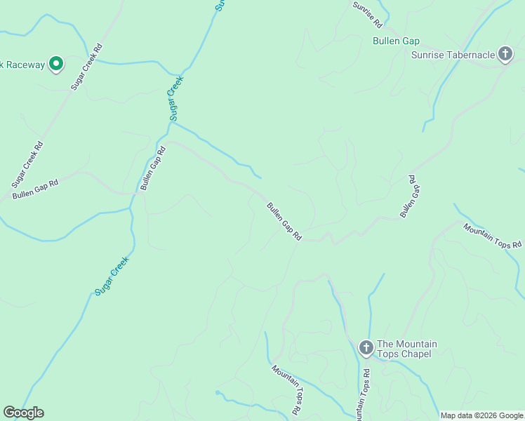 map of restaurants, bars, coffee shops, grocery stores, and more near 42 Overlook Road in Blue Ridge