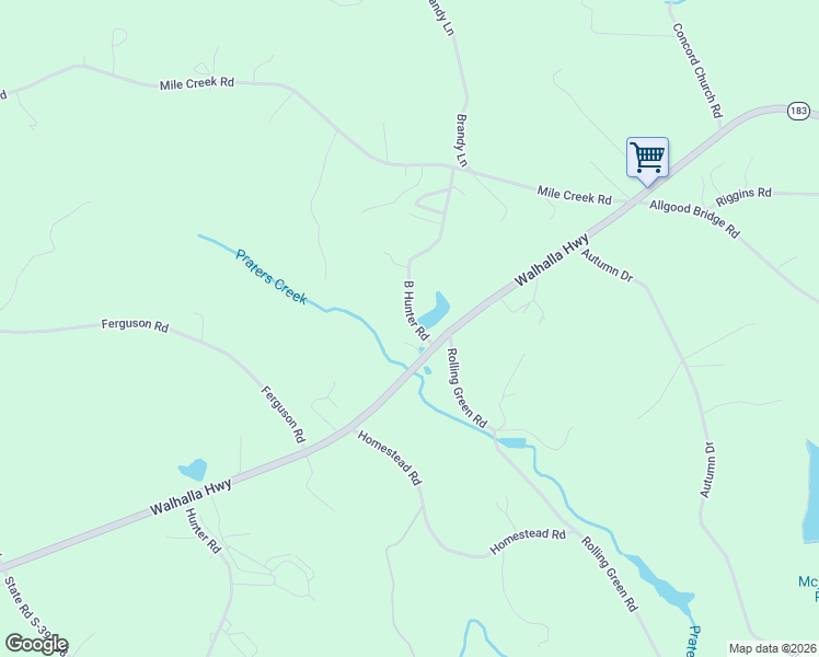 map of restaurants, bars, coffee shops, grocery stores, and more near 2106 Walhalla Highway in Pickens