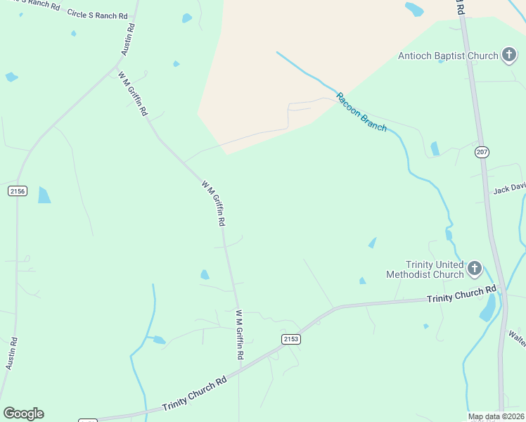 map of restaurants, bars, coffee shops, grocery stores, and more near 5903 West M Griffin Road in Monroe