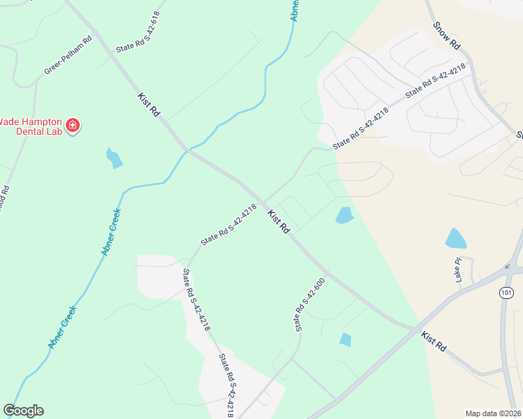 map of restaurants, bars, coffee shops, grocery stores, and more near 1104 Kist Road in Greer