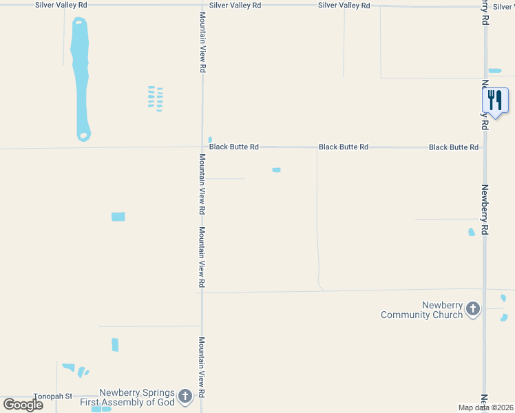 map of restaurants, bars, coffee shops, grocery stores, and more near 33287 Mountain View Road in Newberry Springs