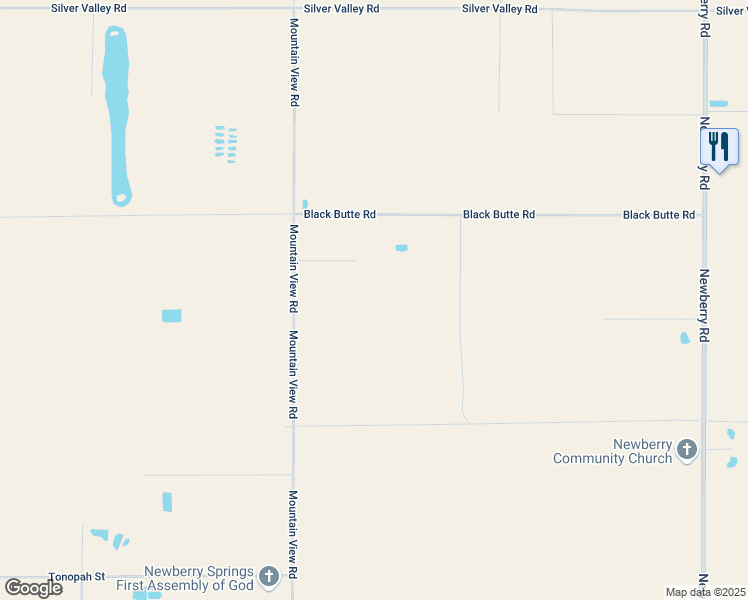 map of restaurants, bars, coffee shops, grocery stores, and more near 33287 Mountain View Road in Newberry Springs
