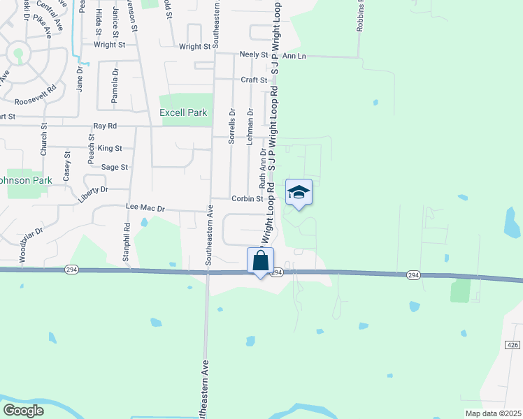 map of restaurants, bars, coffee shops, grocery stores, and more near 102 Lonsdale Cir in Jacksonville