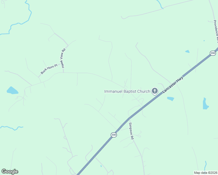 map of restaurants, bars, coffee shops, grocery stores, and more near 6521 Steele Road in Waxhaw