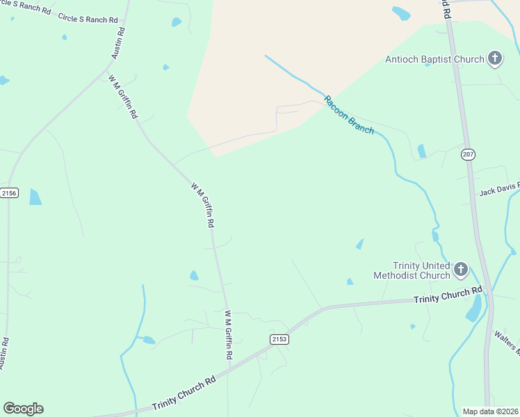 map of restaurants, bars, coffee shops, grocery stores, and more near 5903 West M Griffin Road in Monroe