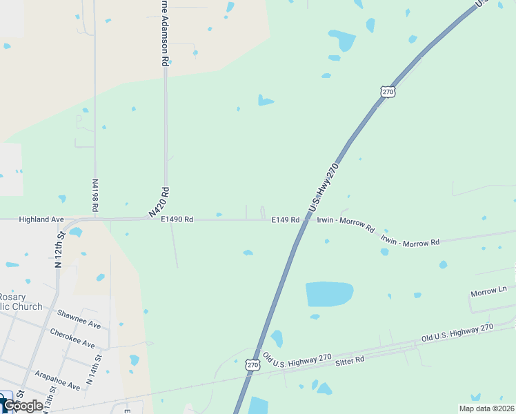 map of restaurants, bars, coffee shops, grocery stores, and more near 405 Sid Collins Road in Hartshorne