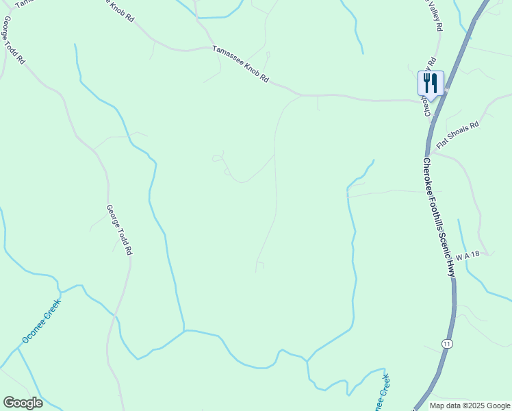 map of restaurants, bars, coffee shops, grocery stores, and more near 380 Kimberly Lane in Tamassee