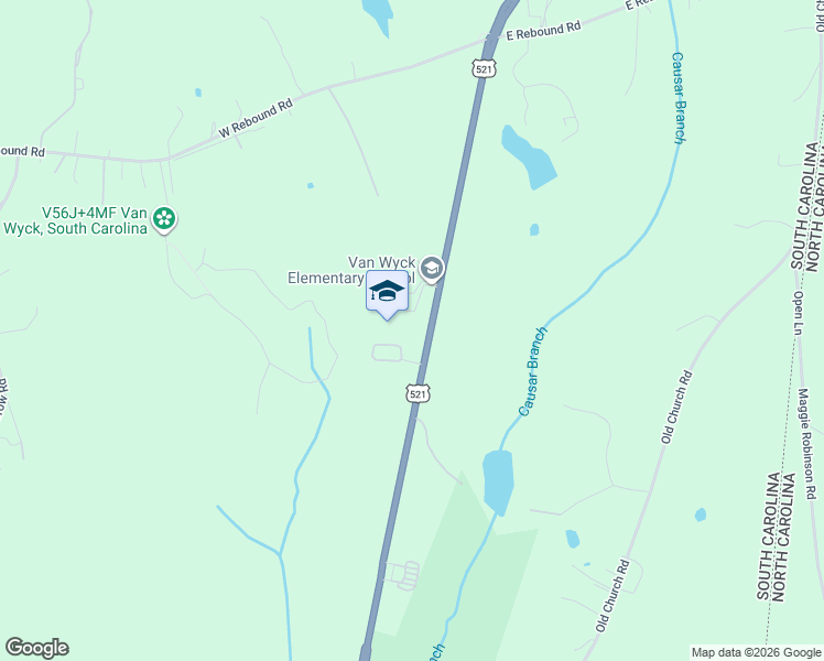 map of restaurants, bars, coffee shops, grocery stores, and more near 4821 Charlotte Highway in Lancaster