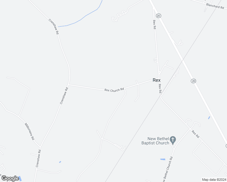 map of restaurants, bars, coffee shops, grocery stores, and more near Rex Church Road in Robeson County