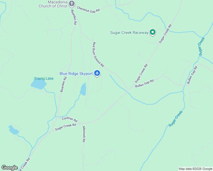 map of restaurants, bars, coffee shops, grocery stores, and more near 101-199 Cesnna Loop in Blue Ridge