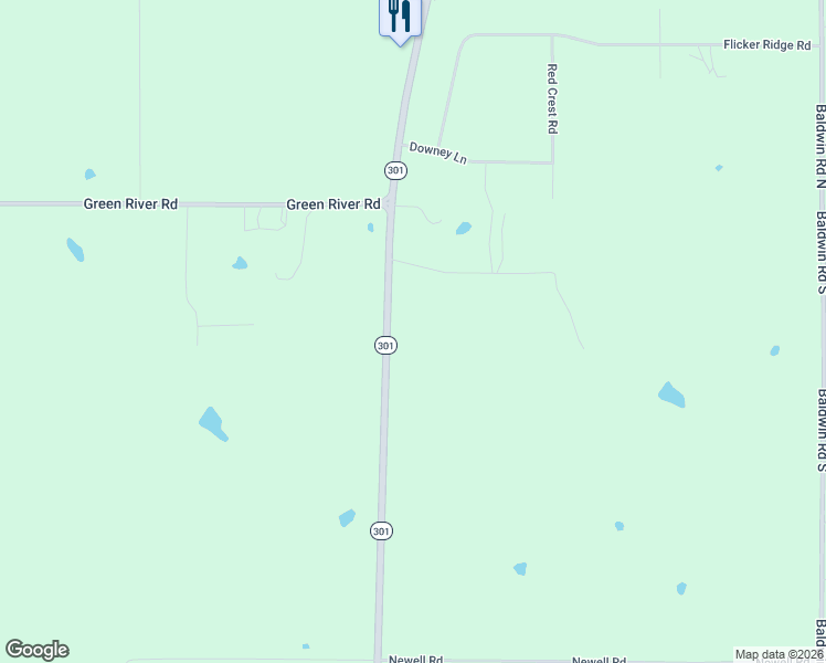 map of restaurants, bars, coffee shops, grocery stores, and more near 290 Mississippi 301 in Lake Cormorant