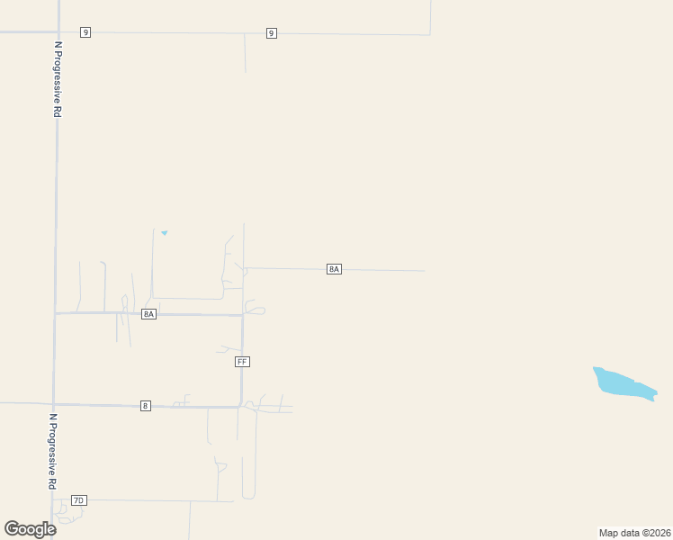 map of restaurants, bars, coffee shops, grocery stores, and more near 4030 County Road 8A in Hereford